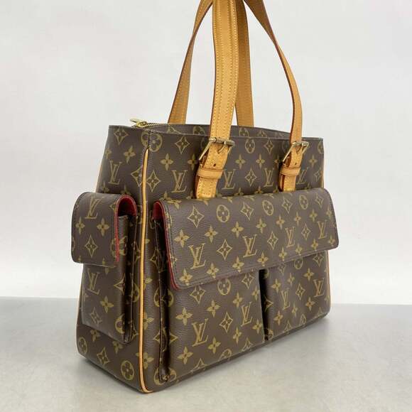 LOUIS VUITTON Authentic Brown Monogram Tote Bag - Picture 2 of 10